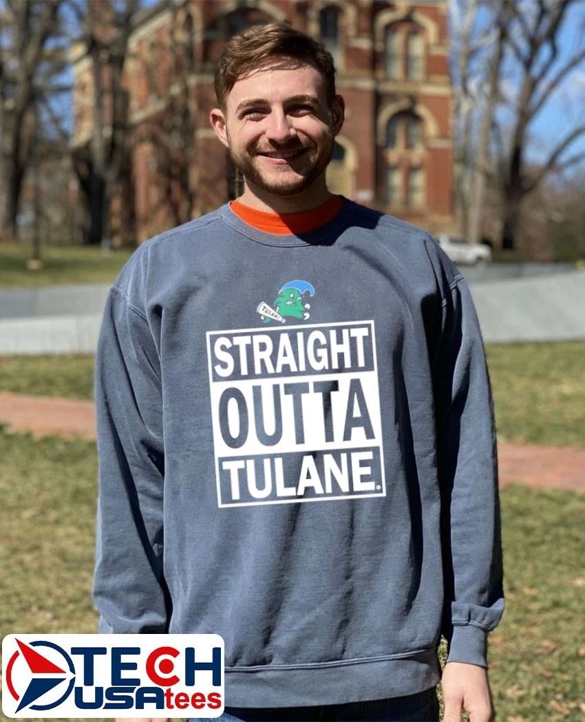 Tulane Green Wave Straight Outta Tulane logo shirt
