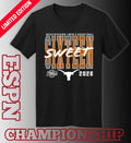 Texas Longhorns 2026 NCAA Men’s Basketball Tournament March Madness Sweet 16 T-Shirt