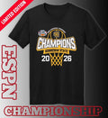C-USA Men’s Basketball Tournament 2026 Champions Kennesaw State Owls T-Shirt