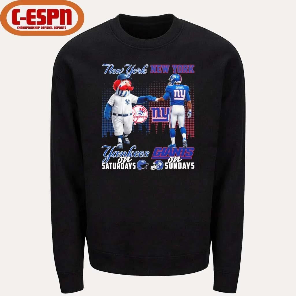 Mascot New York Yankees On Saturdays And New York Giants On Sundays Shirt