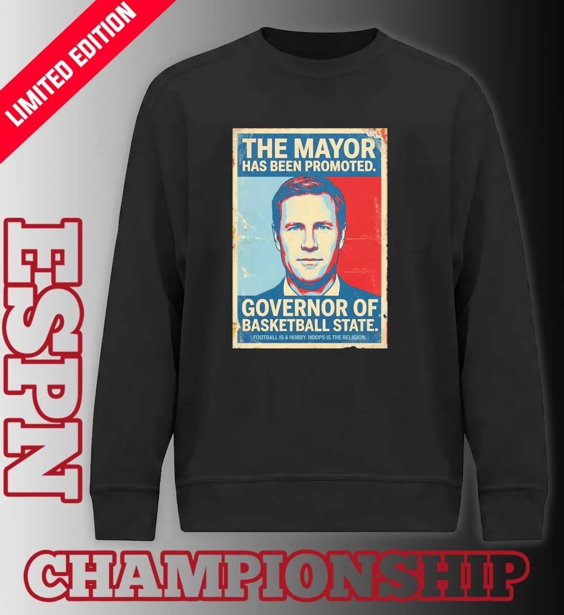 Nebraska Basketball The Mayor Hoiberg For Governor Shirt