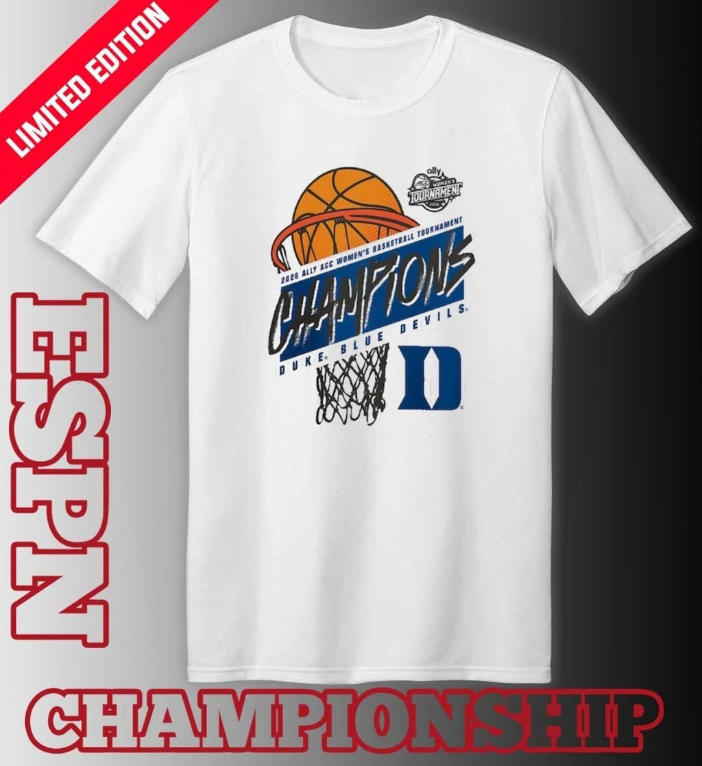 Duke Women’s Basketball Ally ACC Tournament Champions 2026 T-Shirt