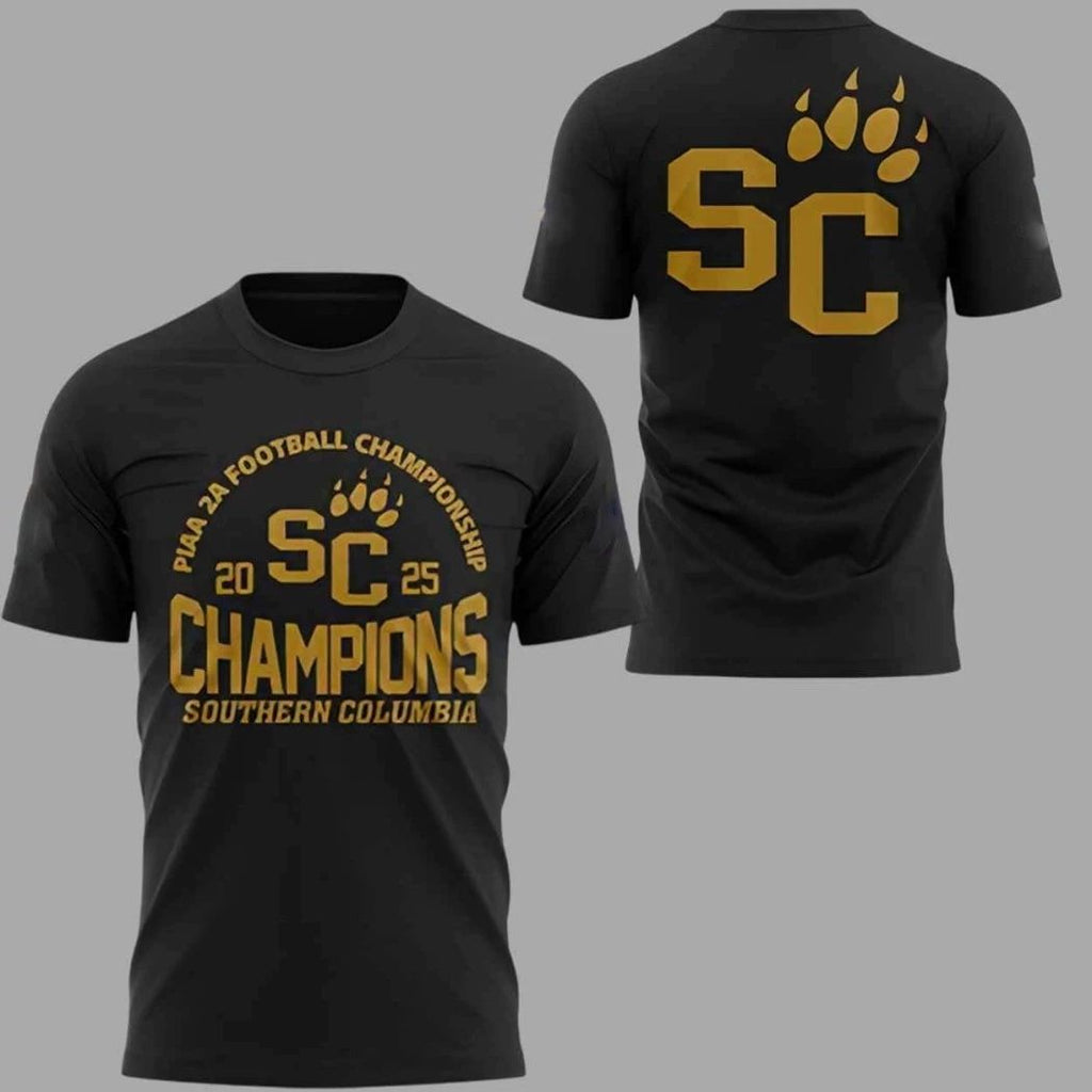 Original Columbia PIAA 2A Football Championship Southern Columbia Logo 2025 Shirt