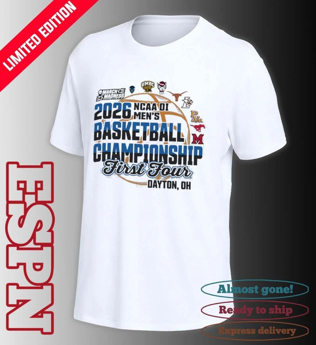First Four Teams 2026 NCAA DI Men’s Basketball Championship Shirt