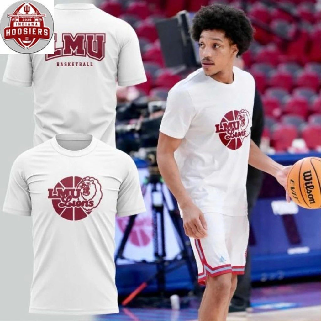 LMU Lions Basketball Throwback Night 2026 Two Sided T-Shirt