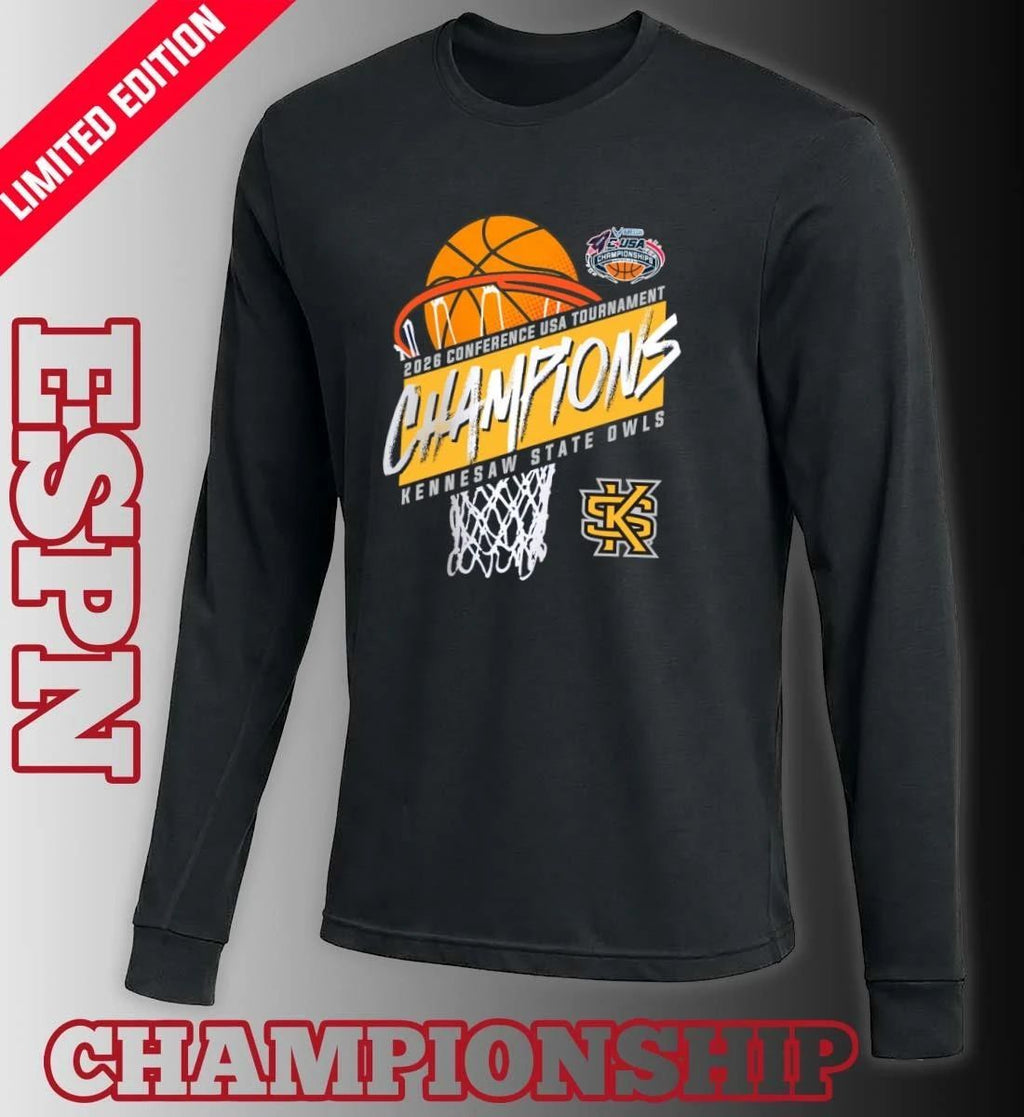 Kennesaw State Men’s Basketball Conference USA Tournament Champions 2026 T-Shirt