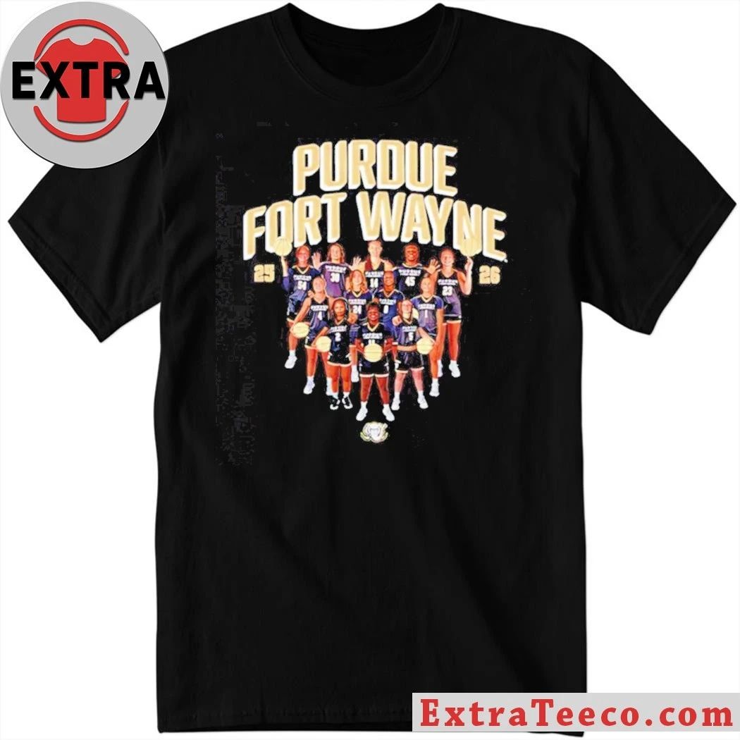 Purdue Fort Wayne Mastodons Women’s Basketball NCAA Team College 2025-2026 T-Shirt