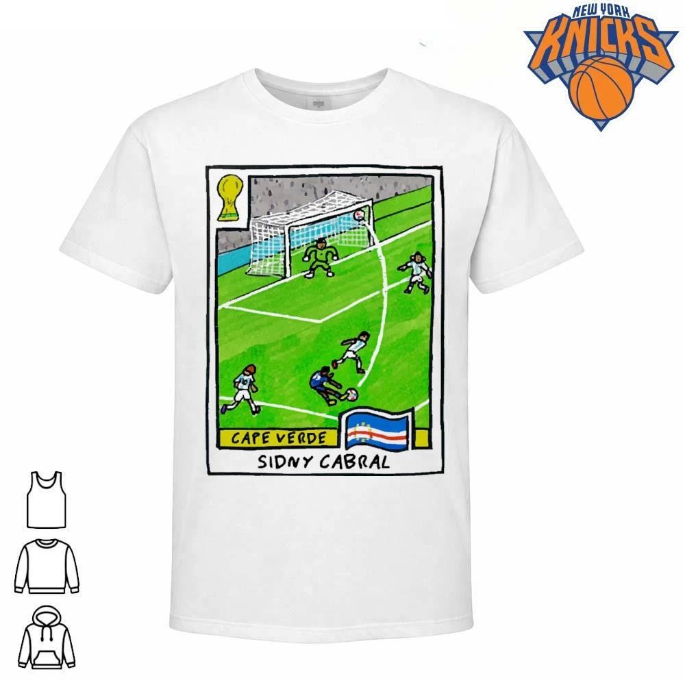 Vintage Sidny Cabral Cape Verde Football Trading Card Cartoon Graphic Soccer Goal World Cup 2026 Shirt