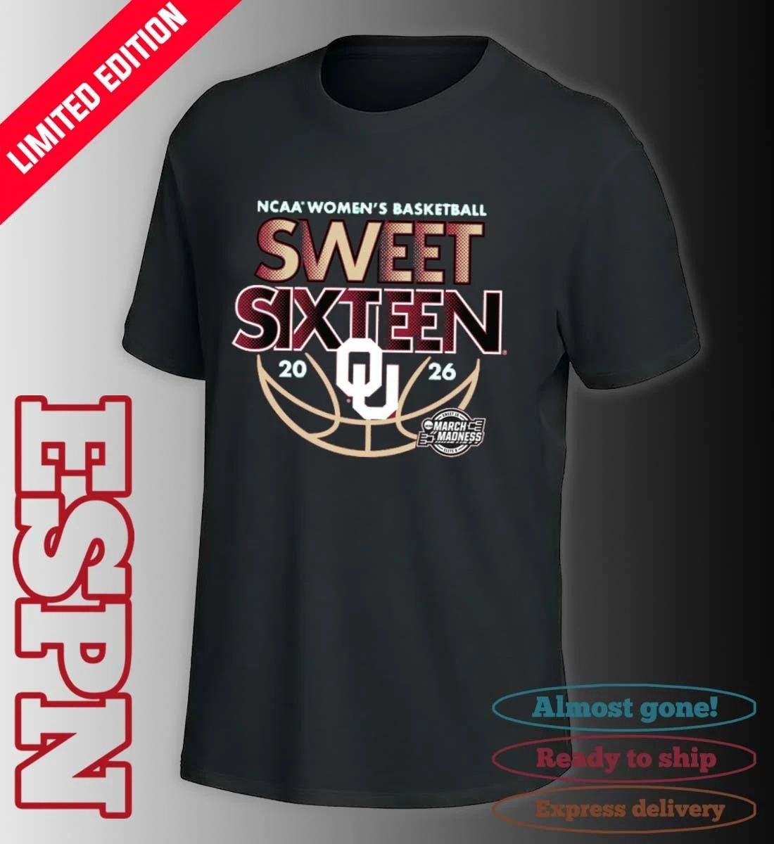 Sweet Sixteen 2026 Oklahoma Women’s Basketball Shirt