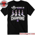 Celebrating the Northwestern Wildcats’ GameAbove Sports Bowl victory, December 26, 2025, Detroit, MI Logo Shirt