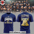 Navy Midshipmen Autozone Liberty Bowl Champions 2026 Logo Two Sided Shirt