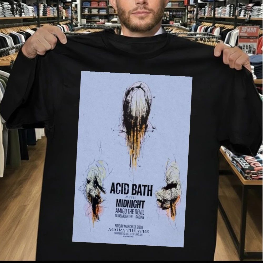 Acid Bath Agora Theatre March 13 2026 Poster Shirt
