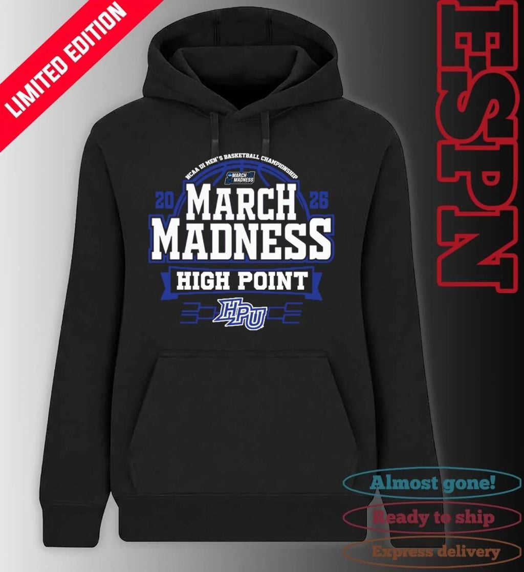 High Point Panthers Men’s Basketball March Madness Bound T-Shirt