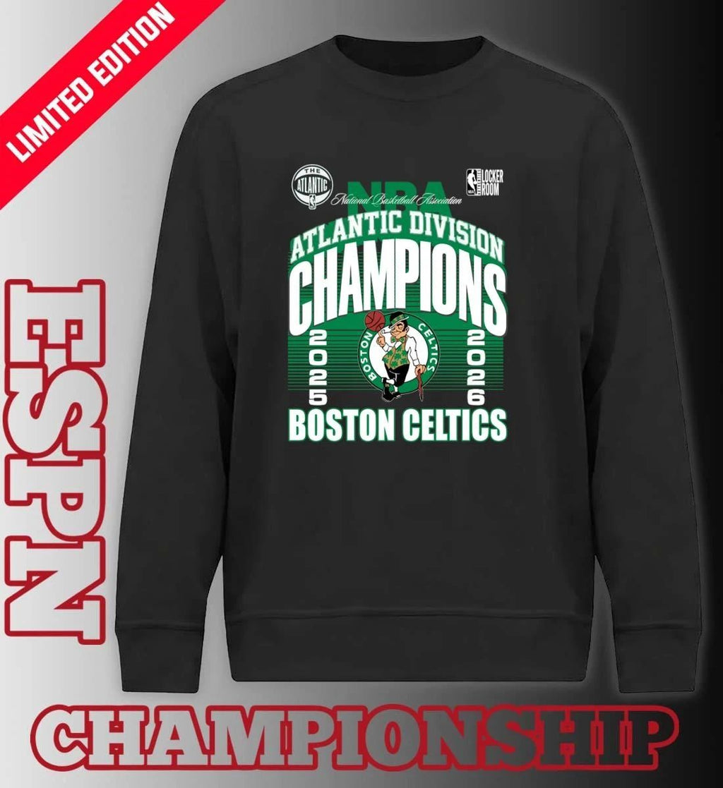 Boston Celtics 2026 NBA Atlantic Division Champions T-Shirt