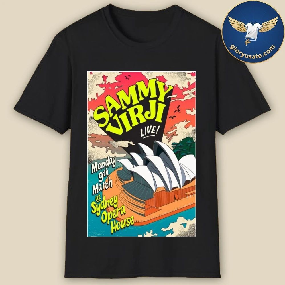 Sammy Virji Sydney Opera House March 9 2026 Concert Poster Shirt