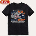 Patriots Vs Broncos AFC Conference Championship Duel Helmet T-Shirt