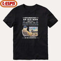 Never Underestimate An Old Man Who Still Watches The Miami Marlins In His Seventies Shirt