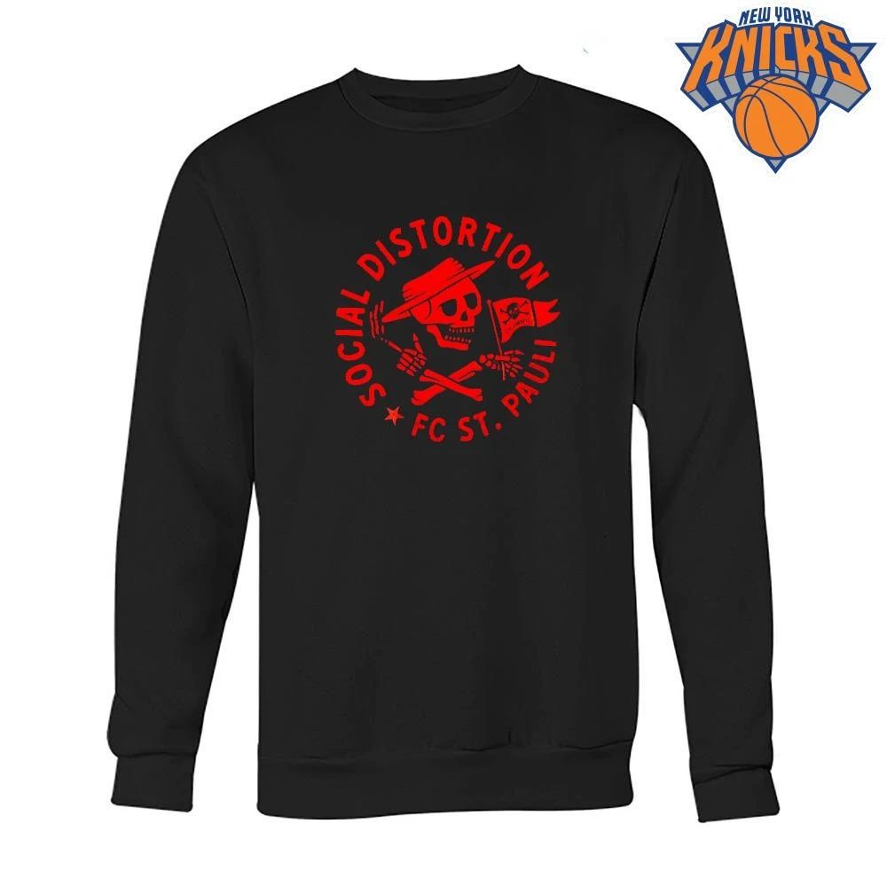 Social Distortion FC St Pauli Punk Rock Skeleton T Shirt