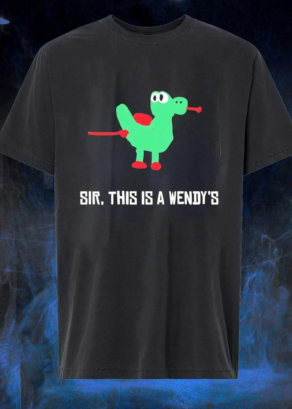 Funny Meme Sir This Is A Wendys Yoshi shirt