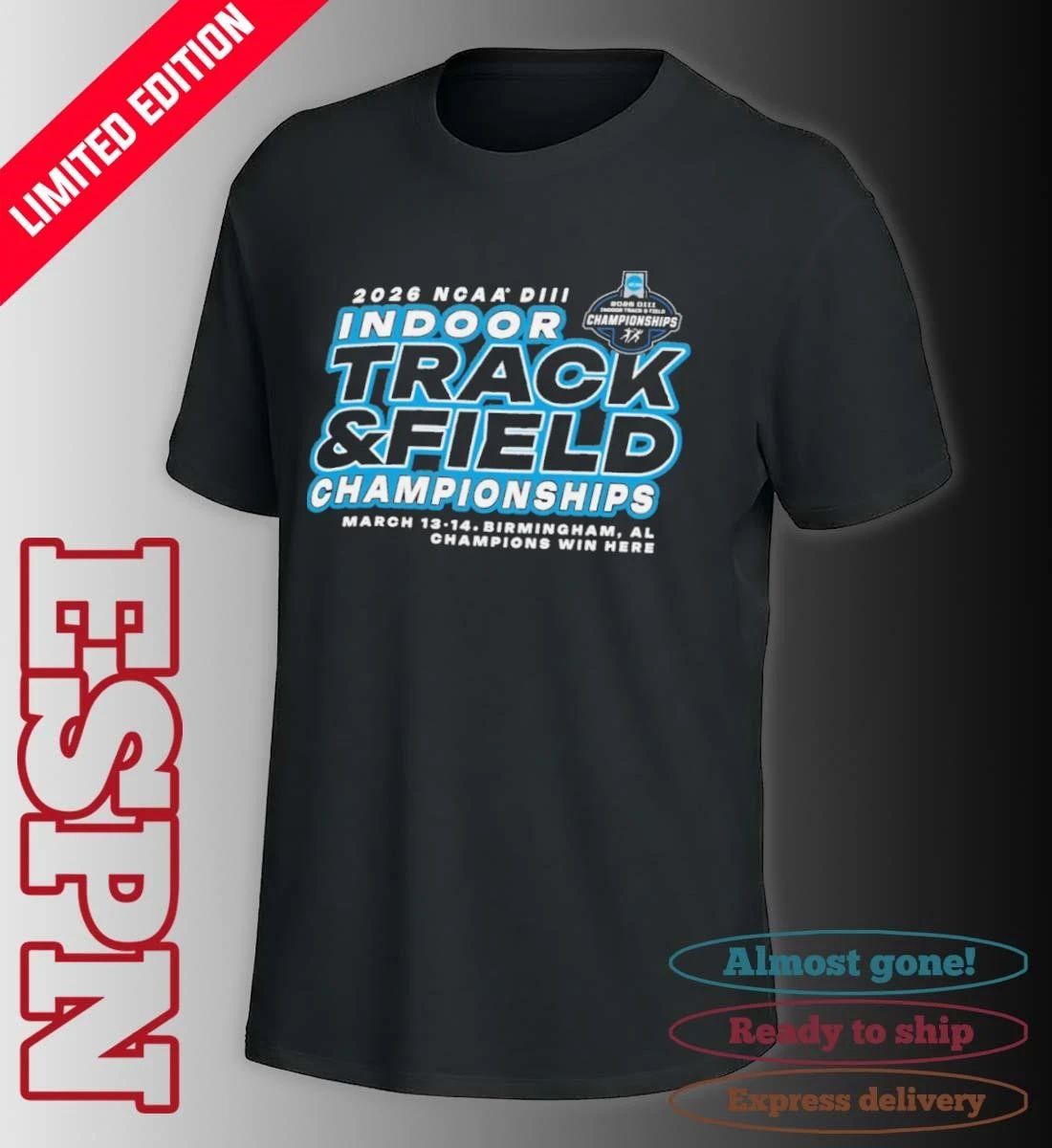 March 13-14, 2026 NCAA DIII Indoor Track & Field Championships T-Shirt