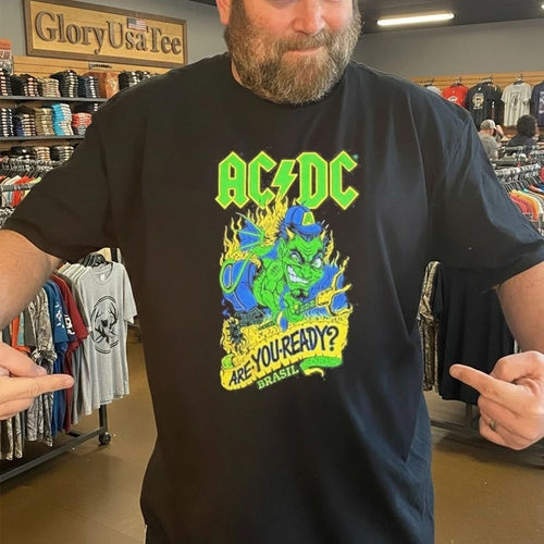 AC DC PWR Up Tour 2026 Sao Paulo Pop Up Merch At Tokio Marine Hall On February 28 March 4 2026 Are You Ready Brasil T-Shirt