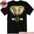Original College Football Playoff National Championship Game 2025-26 T-Shirt featuring the Alabama Football mascot