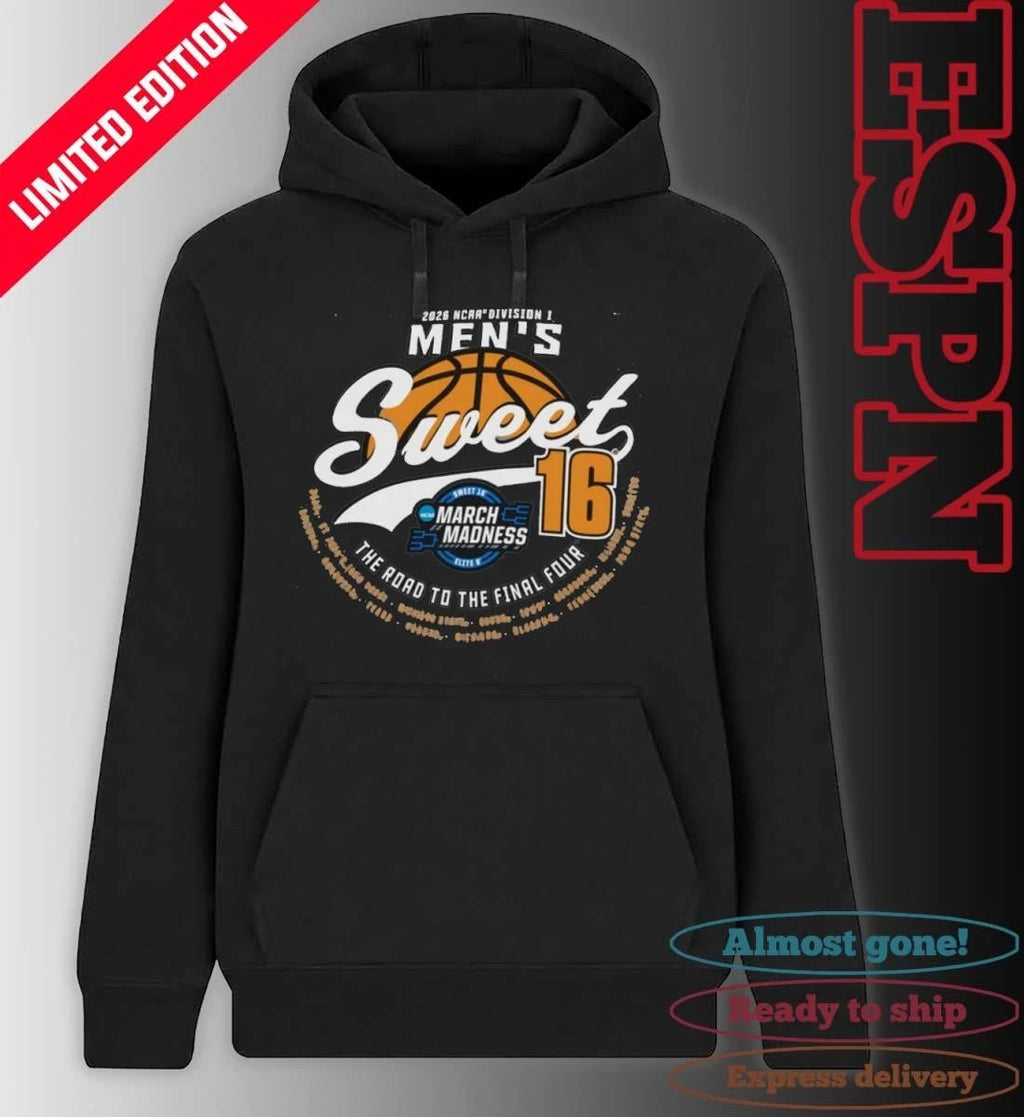Sweet Sixteen 2026 NCAA DI Men’s Basketball Tournament March Madness Shirt