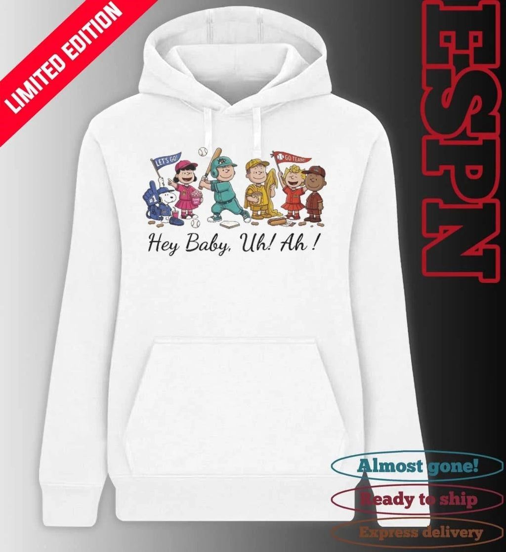 The Peanuts X Banana Ball Hey Baby Uh Ah Shirt