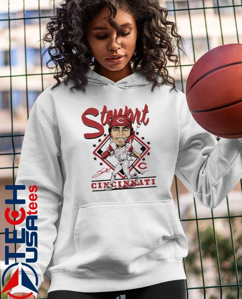 Cincinnati Reds Sal Stewart caricature signature shirt