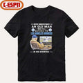 Never Underestimate An Old Man Who Still Watches The Los Angeles Dodgers In His Seventies Shirt