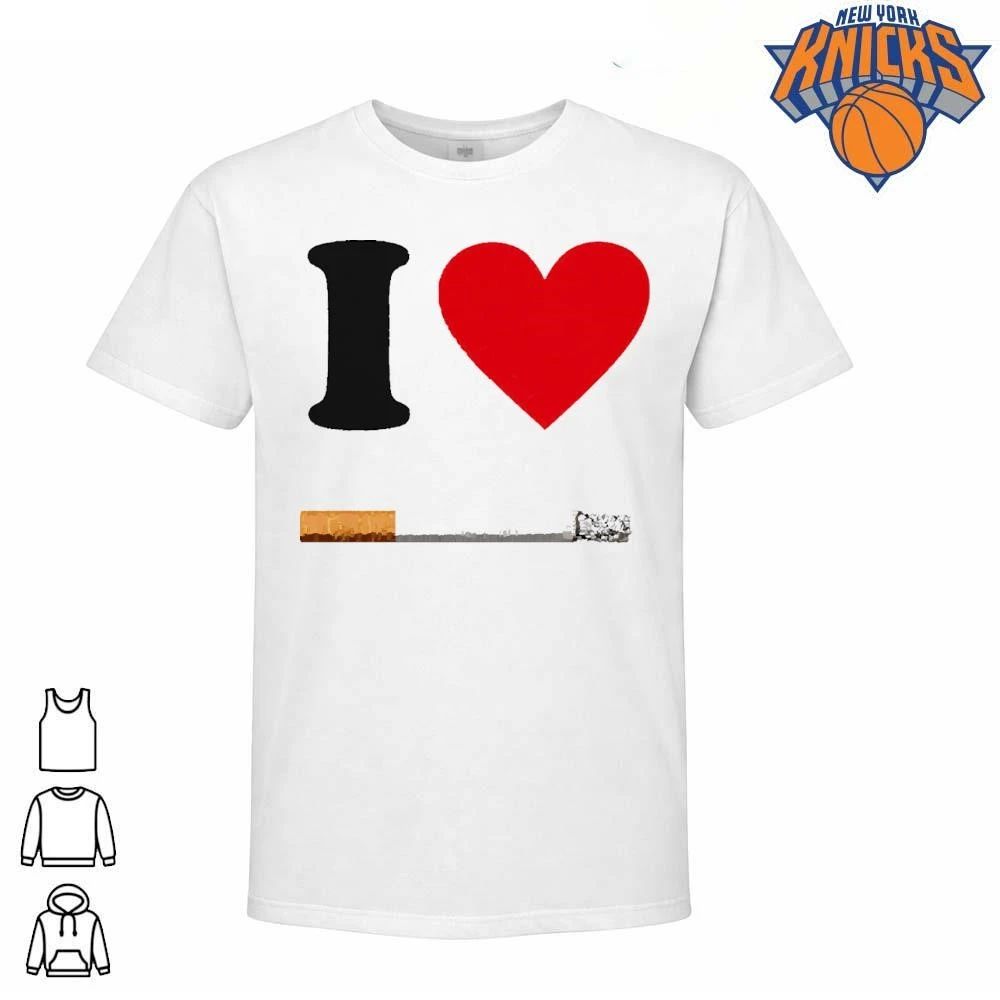 I Heart Smoking Cigarettes Funny Parody Meme Graphic shirt