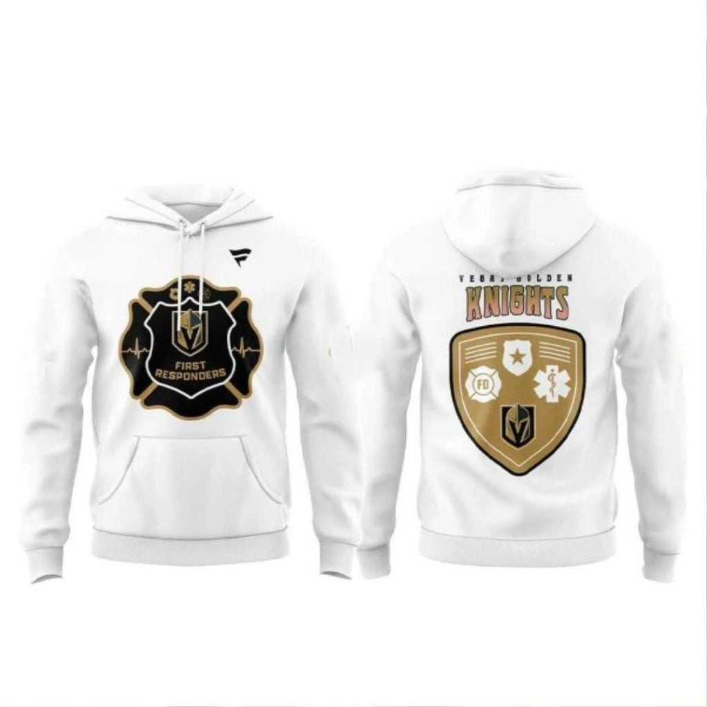 Vegas Golden Knights x First Responders 2026 Night Firefighters Hoodie T-Shirt