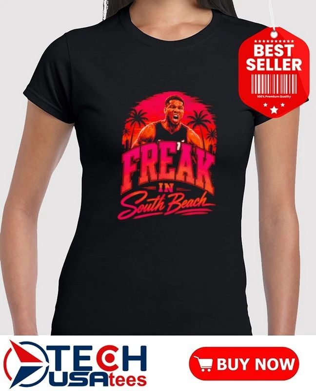 Giannis Antetokounmpo Freak in South Beach shirt