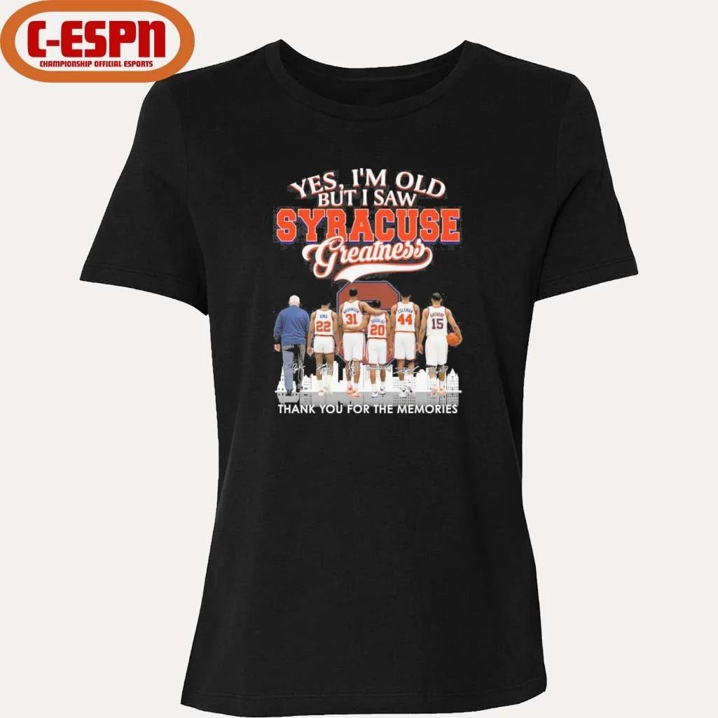 Yes, I’m Old But I Saw Syracuse Orange Basketball Greatness Shirt