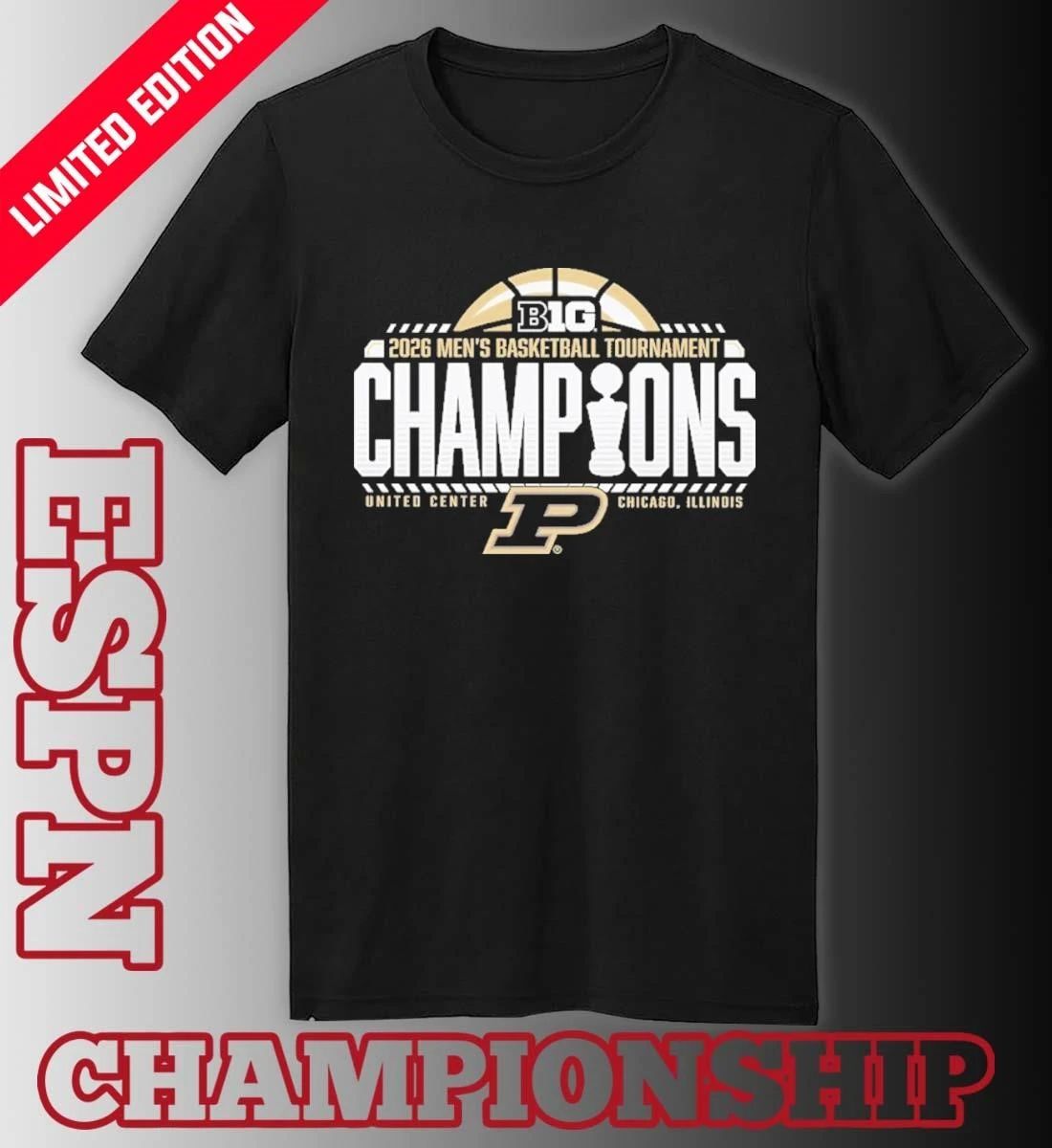Purdue Men’s Basketball Big Ten Tournament Champions Official Locker Room T-Shirt