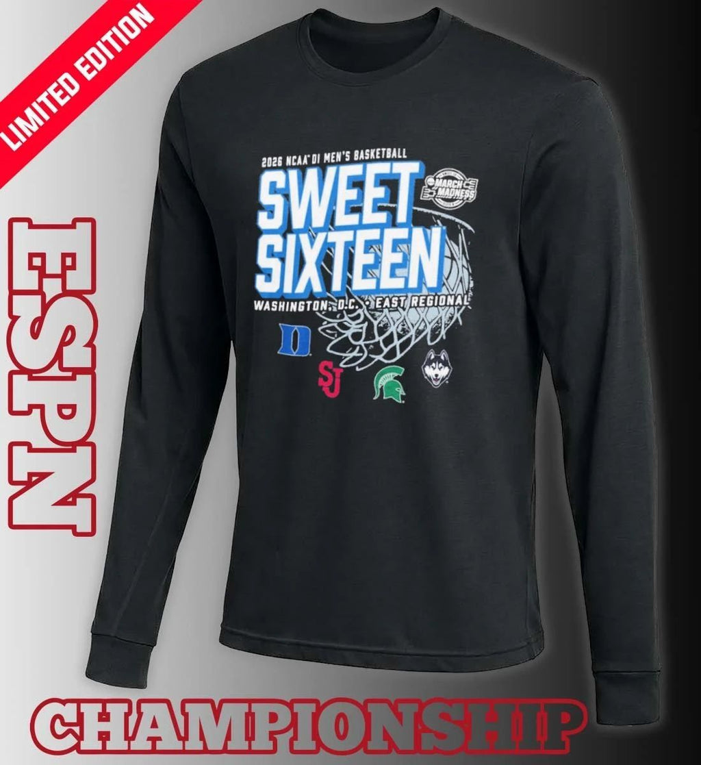 Washington, DC Midwest Regional 2026 NCAA DI Men’s Basketball Sweet Sixteen T-Shirt