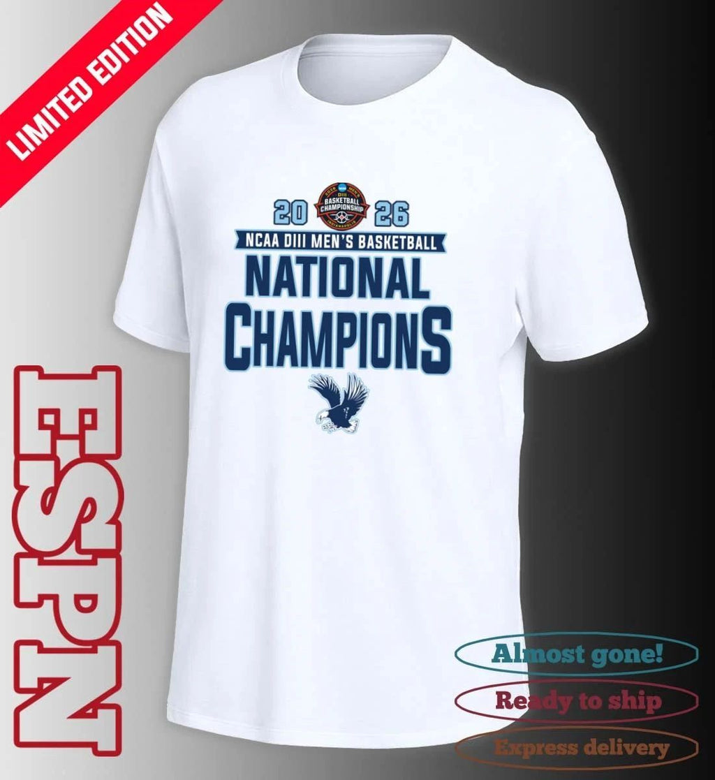 Mary Washington Men’s Basketball 2026 NCAA DIII National Champions T-Shirt