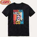 Radical Left Scum Cat Retro T-Shirt