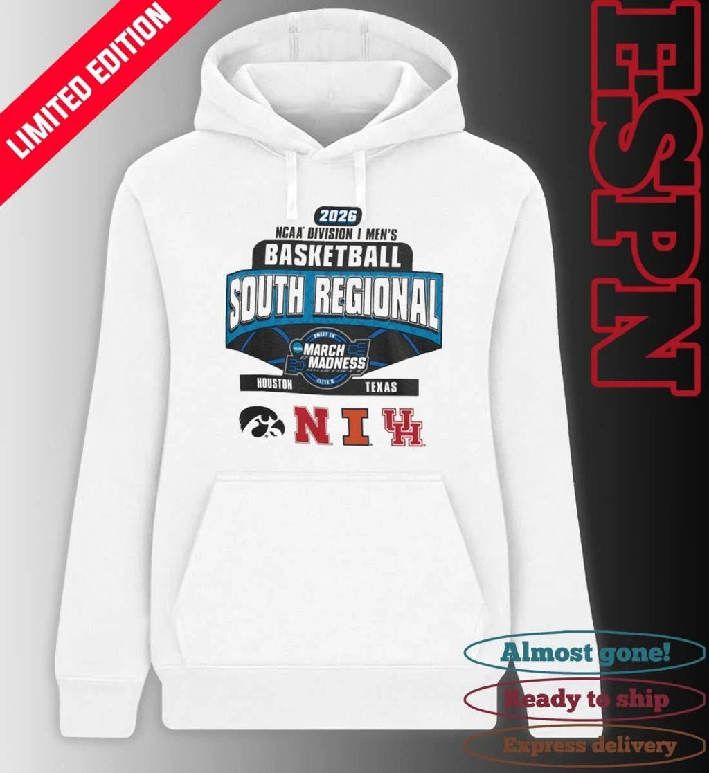 4 Teams South Regional 2026 NCAA DI Men’s Basketball Sweet Sixteen T-Shirt