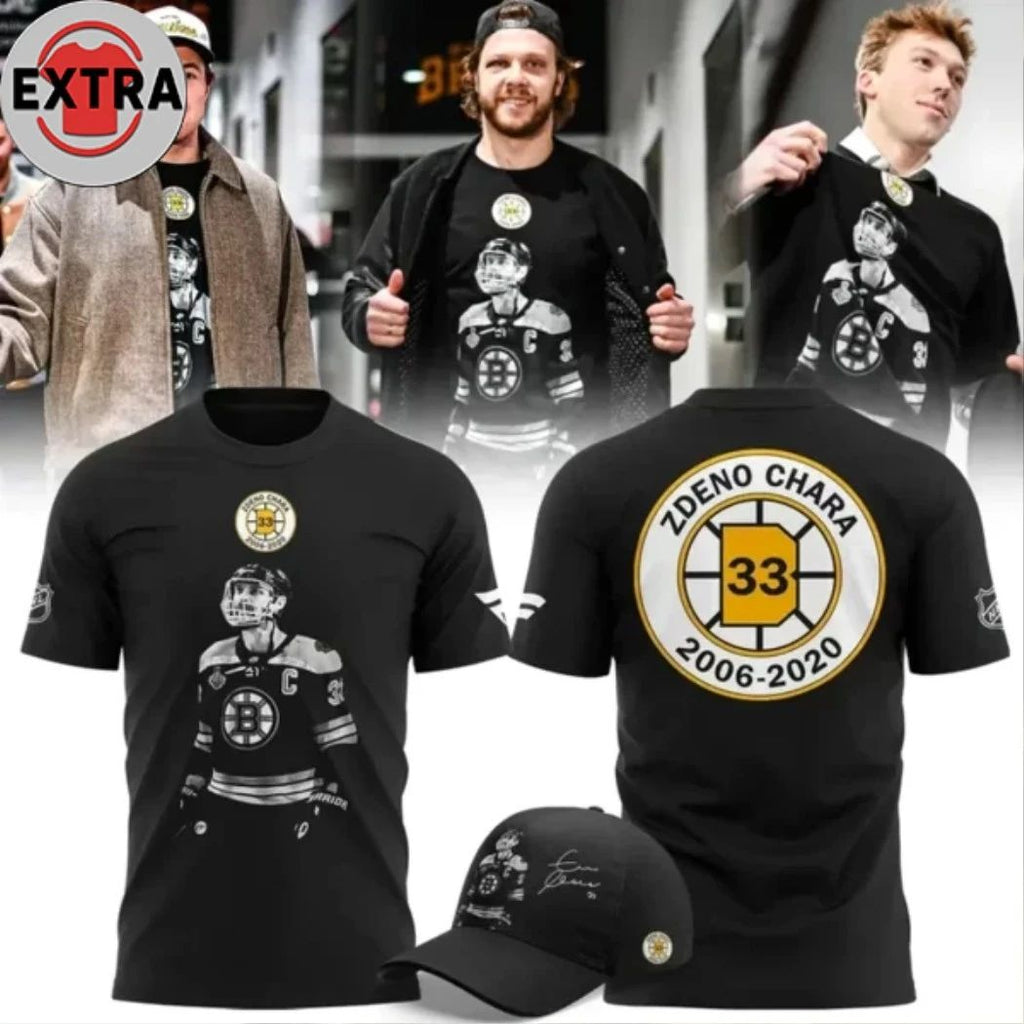 Boston Bruins x Zdeno Chara Logo 2026 T-Shirt