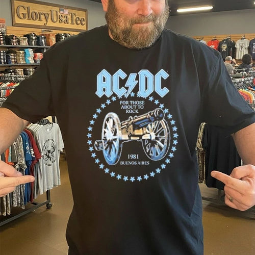 AC DC Merch Argentina PWR Up World Tour 2026 At Estadio River Plate In Buenos Aires Argentina On 23 27 31 March 2026 We Salute You Shirt