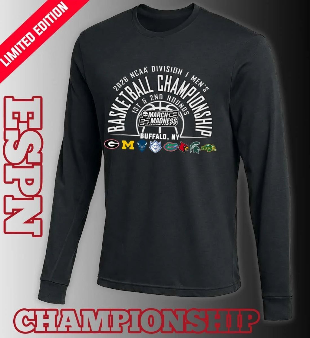 NCAA Men’s Basketball 2026 March Madness Buffalo, NY T-Shirt