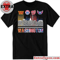 Washington Redskins Wizards Capitals Washington Nationals Proud City And Logo T-Shirt