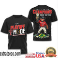Texas Tech Red Raiders Playoff Mode 2025 26 College Football Playoff Logo Shirt