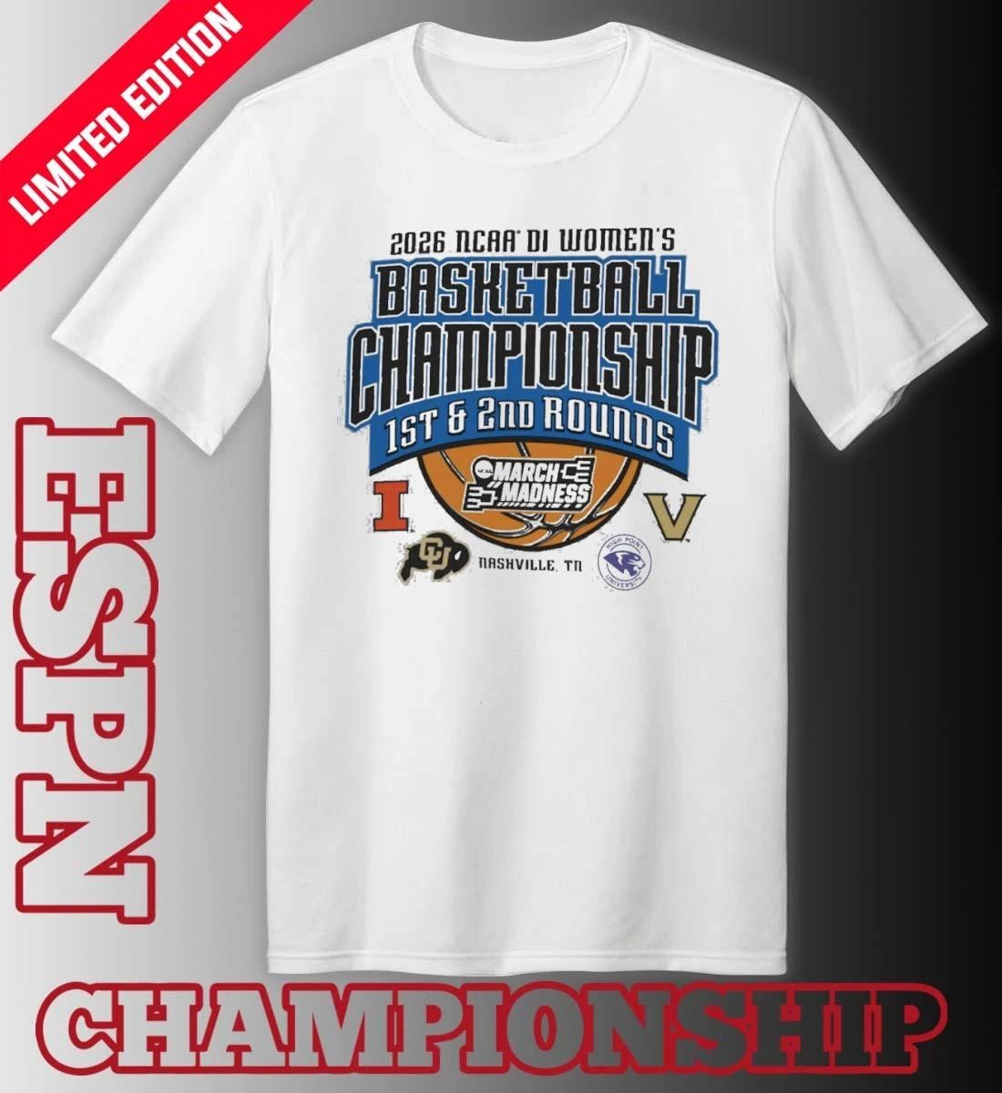 2026 NCAA DI Women’s Basketball 1st, 2nd Rounds – Nashville, TN Shirt