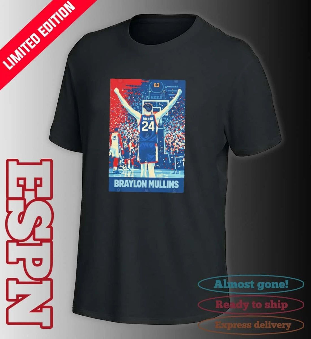 The Shot Braylon Mullins Uconn Basketball Hope T-Shirt