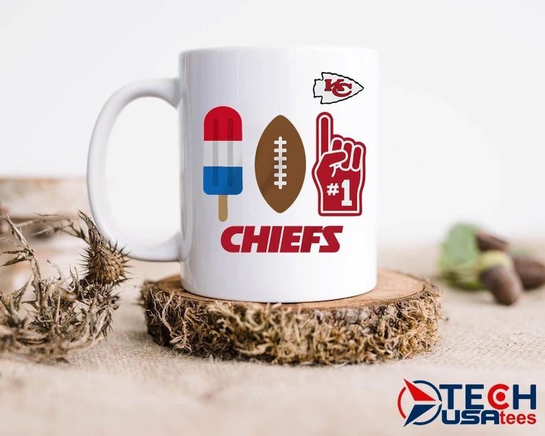 Kansas City Chiefs Americana Pop popsicle football and number 1 shirt