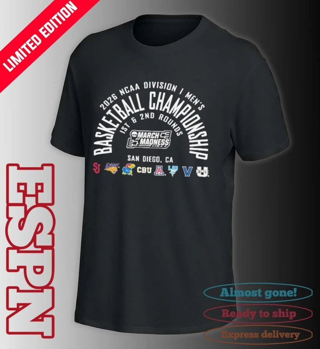 NCAA Men’s Basketball 2026 March Madness San Diego, CA T-Shirt
