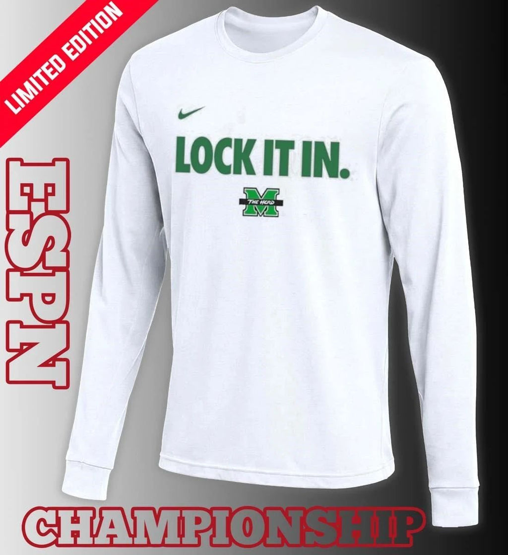 Marshall Thundering Herd Basketball Lock It In WNIT Champions Shirt