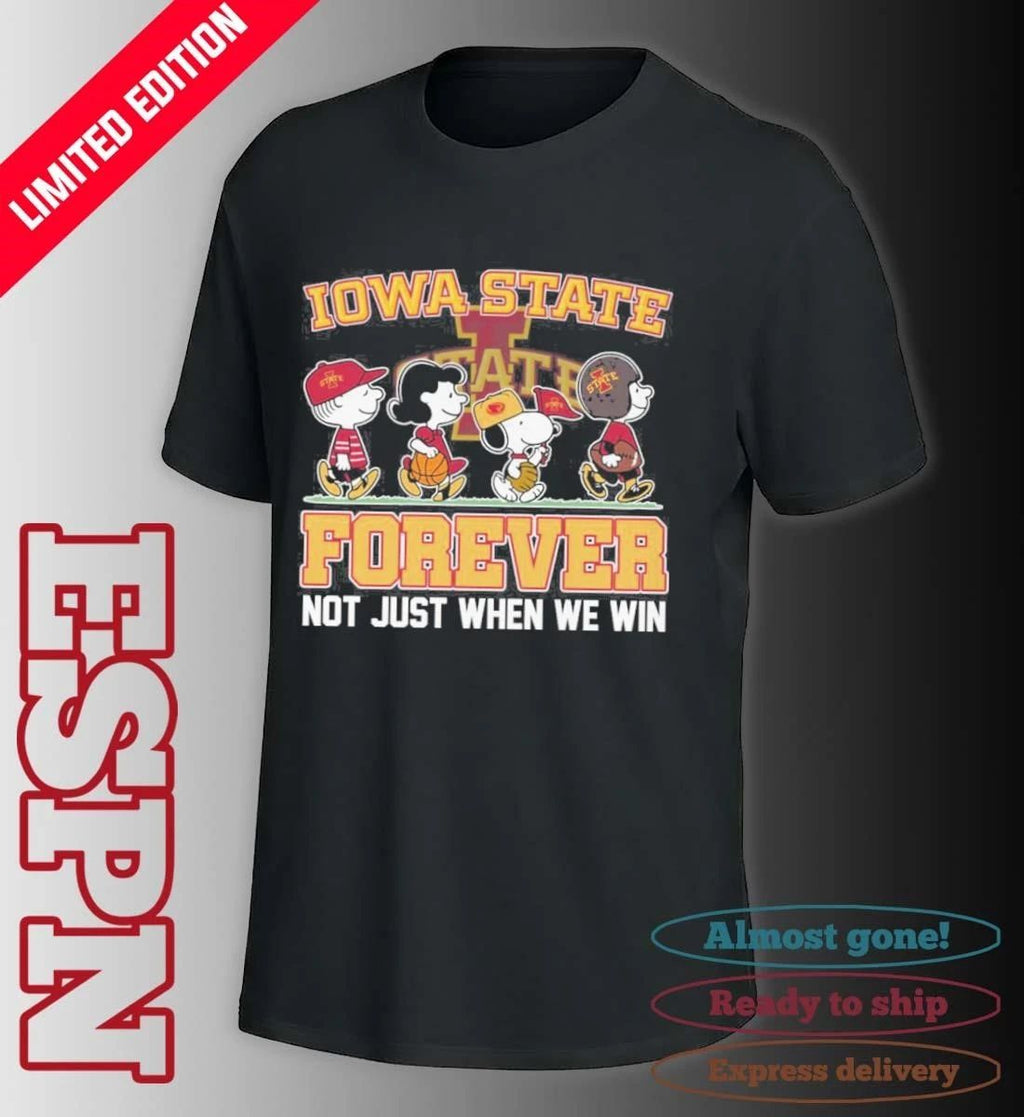 The Peanuts Characters X Iowa Hawkeyes Basketball Shirt